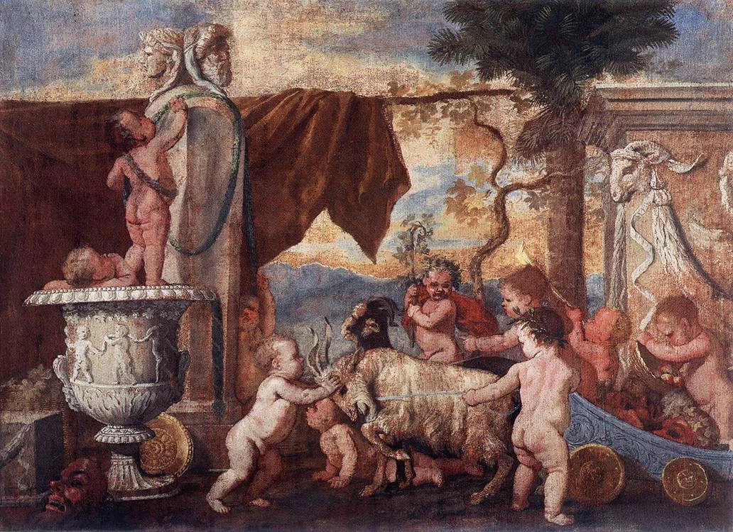 Baccanale con putti - Galleria Nazionale d'Arte Antica, Rome